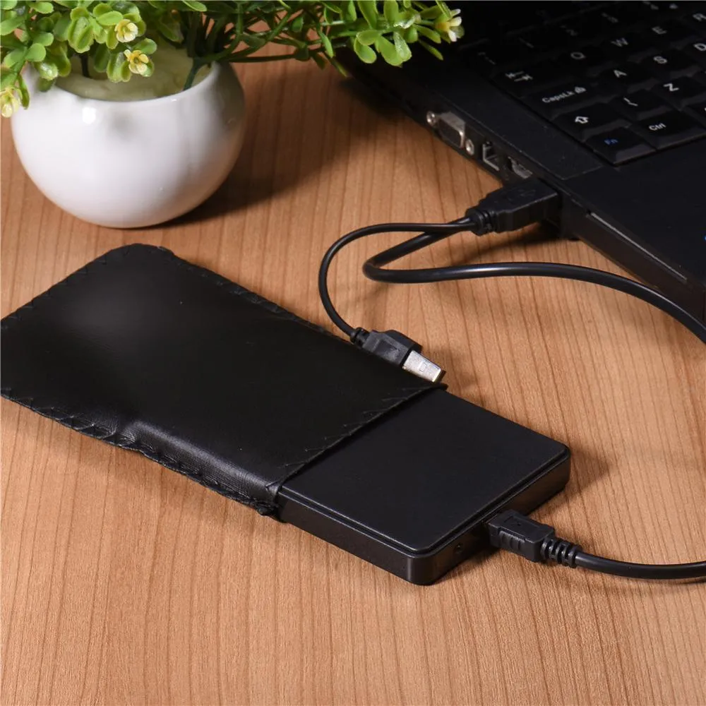 Black USB 2.0 HDD Enclosure Case for 2.5 Inch External Hard Disk Drive ...