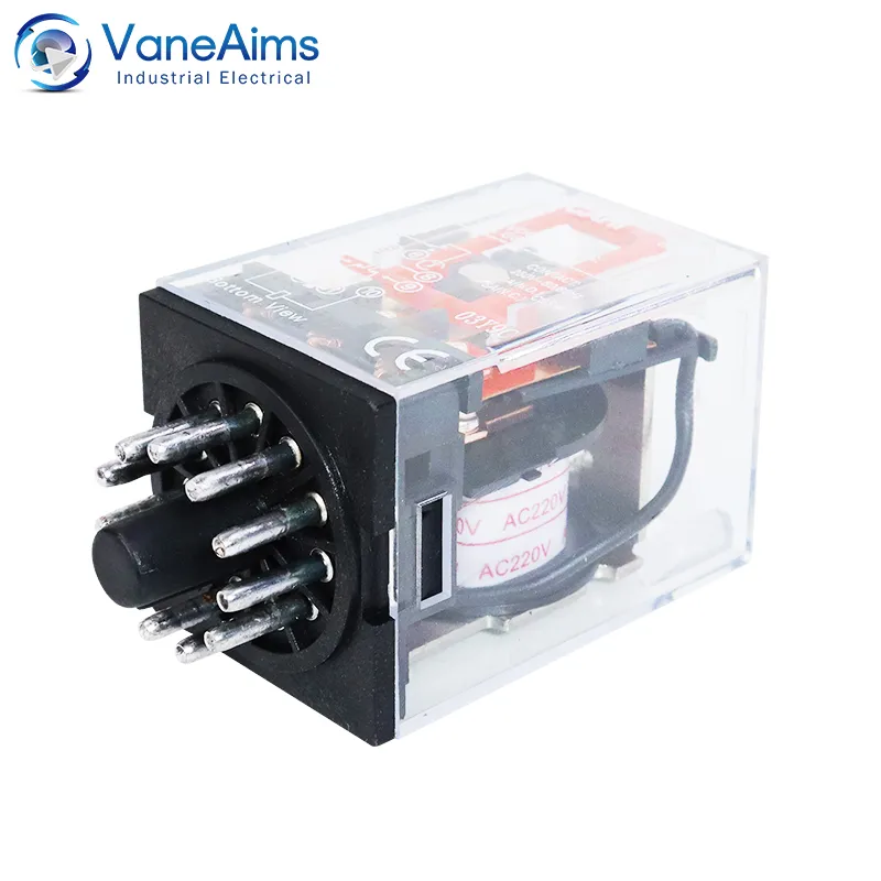 Small Electromagnetic voltage sensing relay with 11 Pin Copper Coil and ...