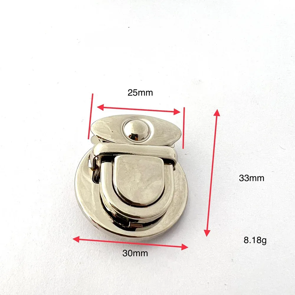 DIY Metal Lock Bag Case Buckle Clasp for Handbags Shoulder Bags Purse Tote Accessories Closures Snap Clasps Craft