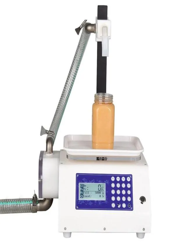 Máquina de enchimento de mel inteligente Grade de alimentos Automática e manual Pasta Máquina de enchimento de mel Bomba peristáltica VISCOUS9728294