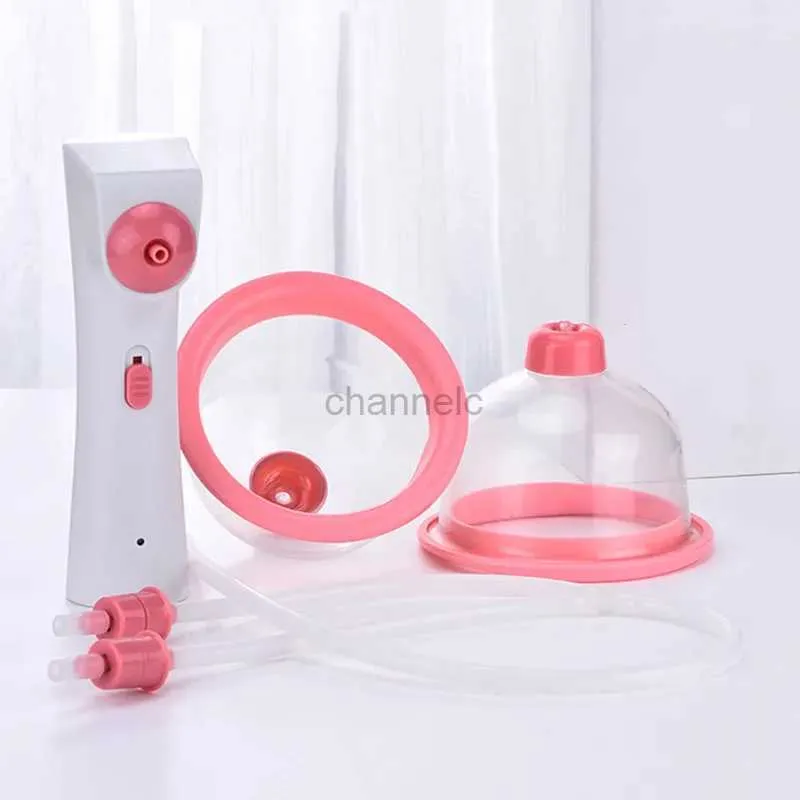 Breastpumps 1 Set USB Charging Breast Enhancement Pump Buttocks Lifting Vacuum Cupping Suction Therapy Device Body Massage Cups 240413