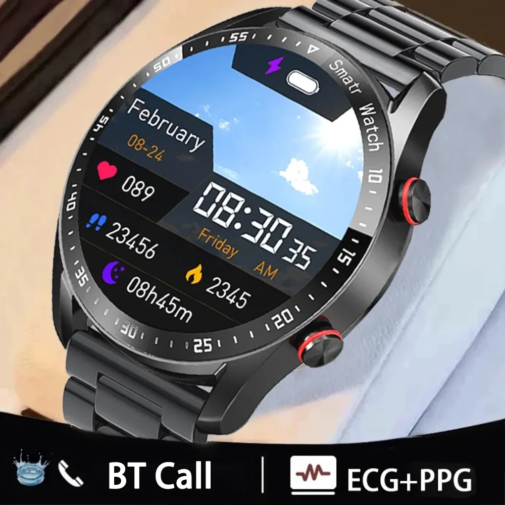 Watches New HW20 Smart Watch Mężczyźni EKG+PPG Smartwatch Waterproof Waterproof Bluetooth Call Monitorowanie