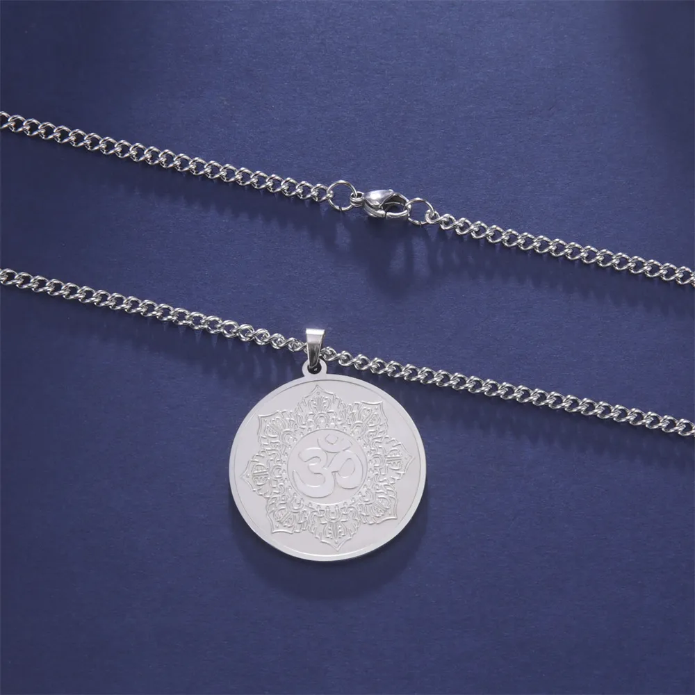 Ciondolo AUM/OM In Argento 925 - Gioiello Spirituale Con Nastro E Confenzione Regalo - Foto 7