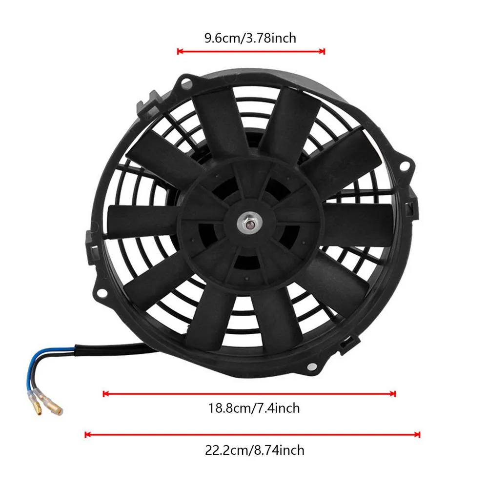 Universal Radiator Cooling Fan: 6 Inch High Power Electric Radiator Fan  Kit, 12V 80W, Slim Design, Low Noise, Universal Fit From Ddmymaster, $18.09  | DHgate.Com