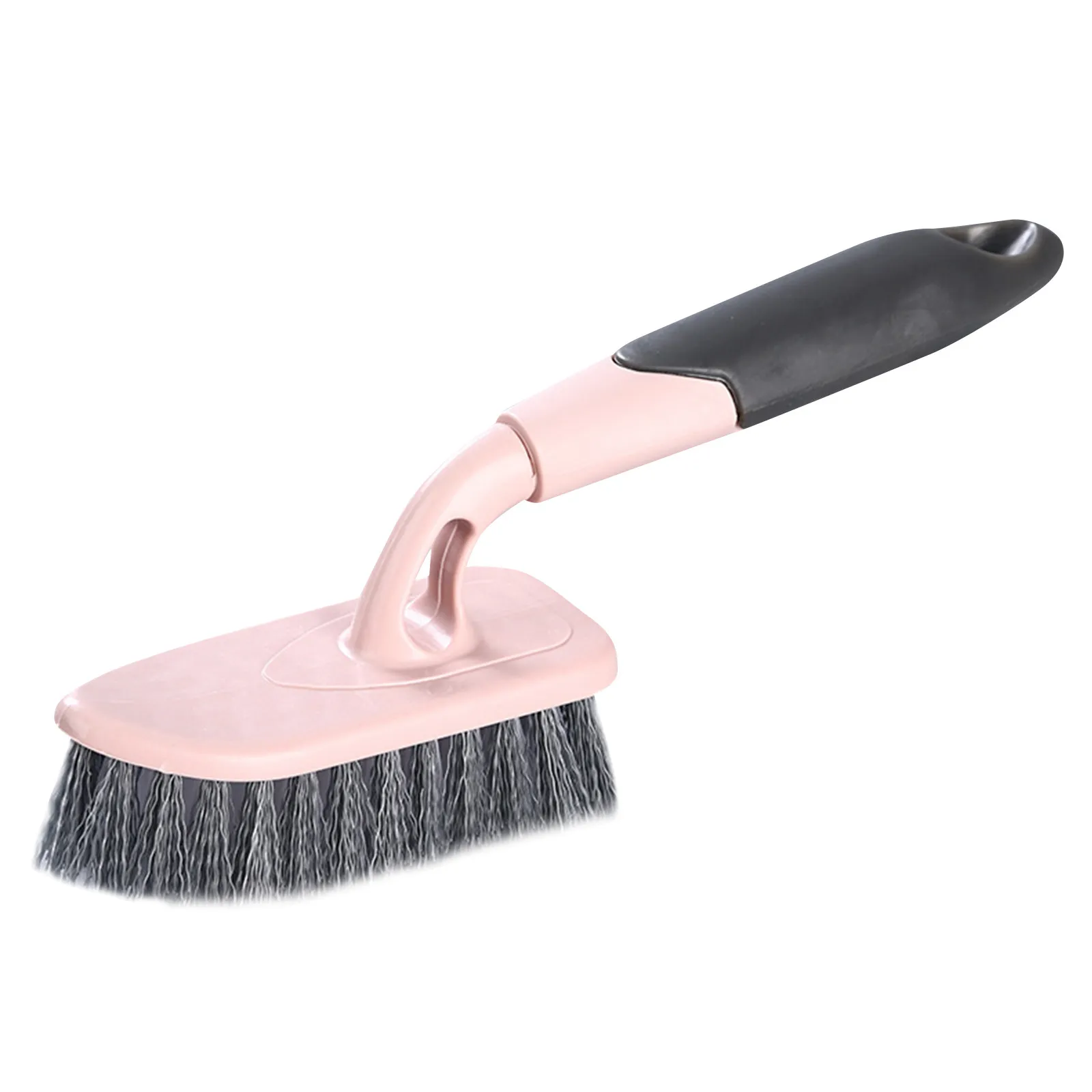 Poignée de toilette à manche de toilette Brosse de nettoyage de nettoyage brosse à poils durs pour pavillon de douche de salle de bain pour puits de douche