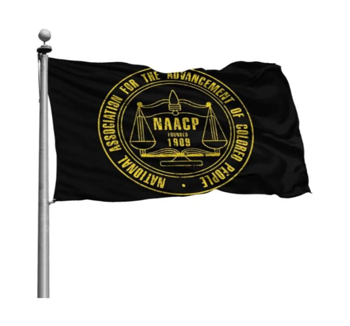 NAACP Association Advancement of Colored People Room 3x5ft Flags 100d Polyester Banner Innen im Freien Lebendige Farbe Hochqualität WI3645869