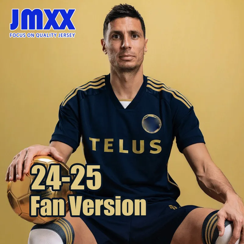 JMXX 24-25 Vancouver Whitecaps Maglie da calcio a casa Terza pre-match addestra