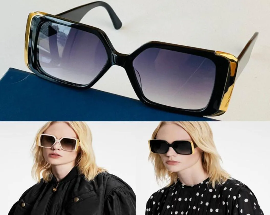 Versione rettangolare occhiali da sole per donne designer di uomini quadrati estate z1664 collegamenti a catena logos sfumature antiultraviolet retrò PLA9893811