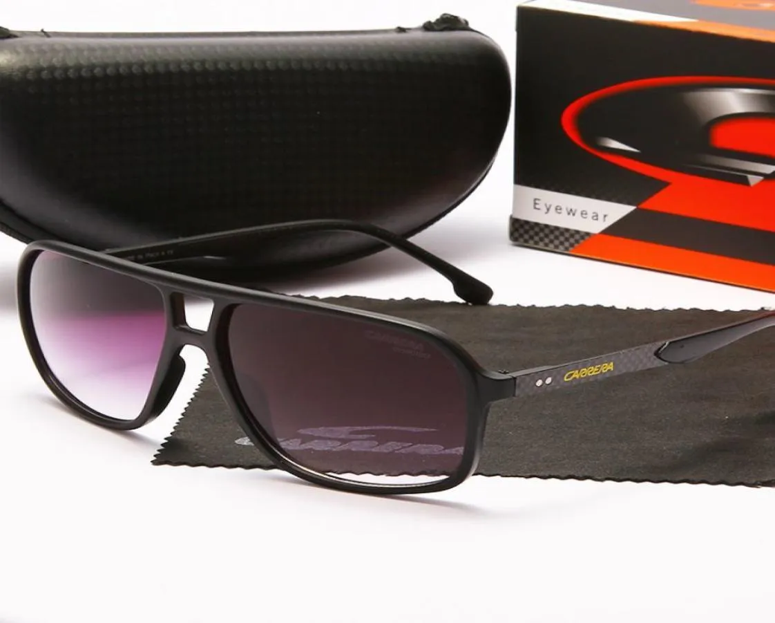 Classic Carrera Sunglasses Men Unisexe Italie Trends Design Brand Design Vintage rétro Sports extérieurs conduisant des lunettes à cadre Big Frame Eyewear8477961