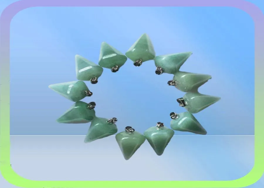 hele 20 stcs natuursteen kwarts crystal lapis lazuli amethists kralen hanger pendulum voor doe -het -zelf sieraden maken kettingen 220209991844634051