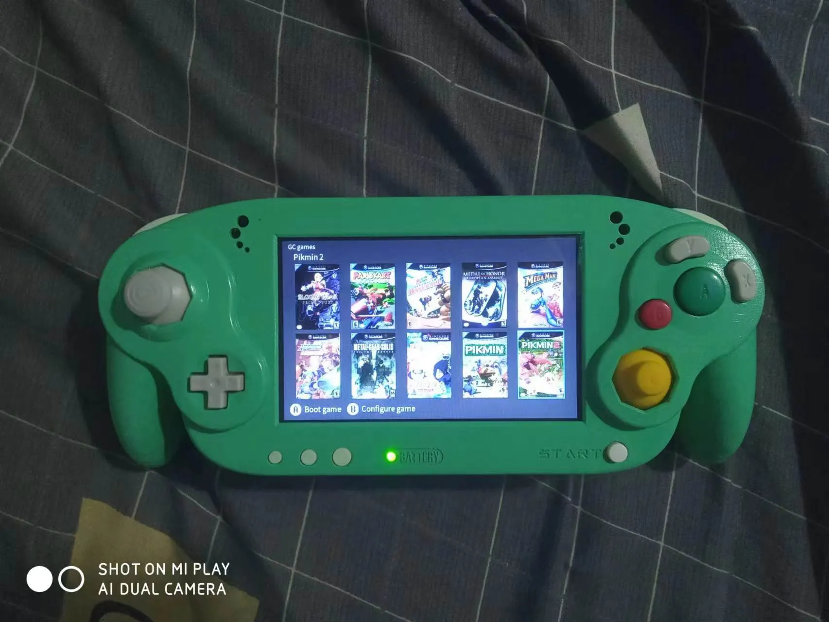 Gamecube Handheld Console Black Handheld psp game with 5'' IPS Screen...
