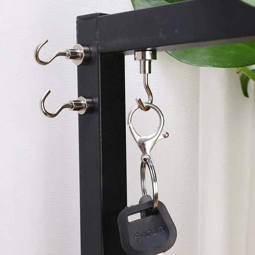 10/5/1st Metal Strong Magnetic Hooks Wallmontered Heavy Duty Magnet Hook Key Couple Hanging Home Kitchen Badrum förvaring