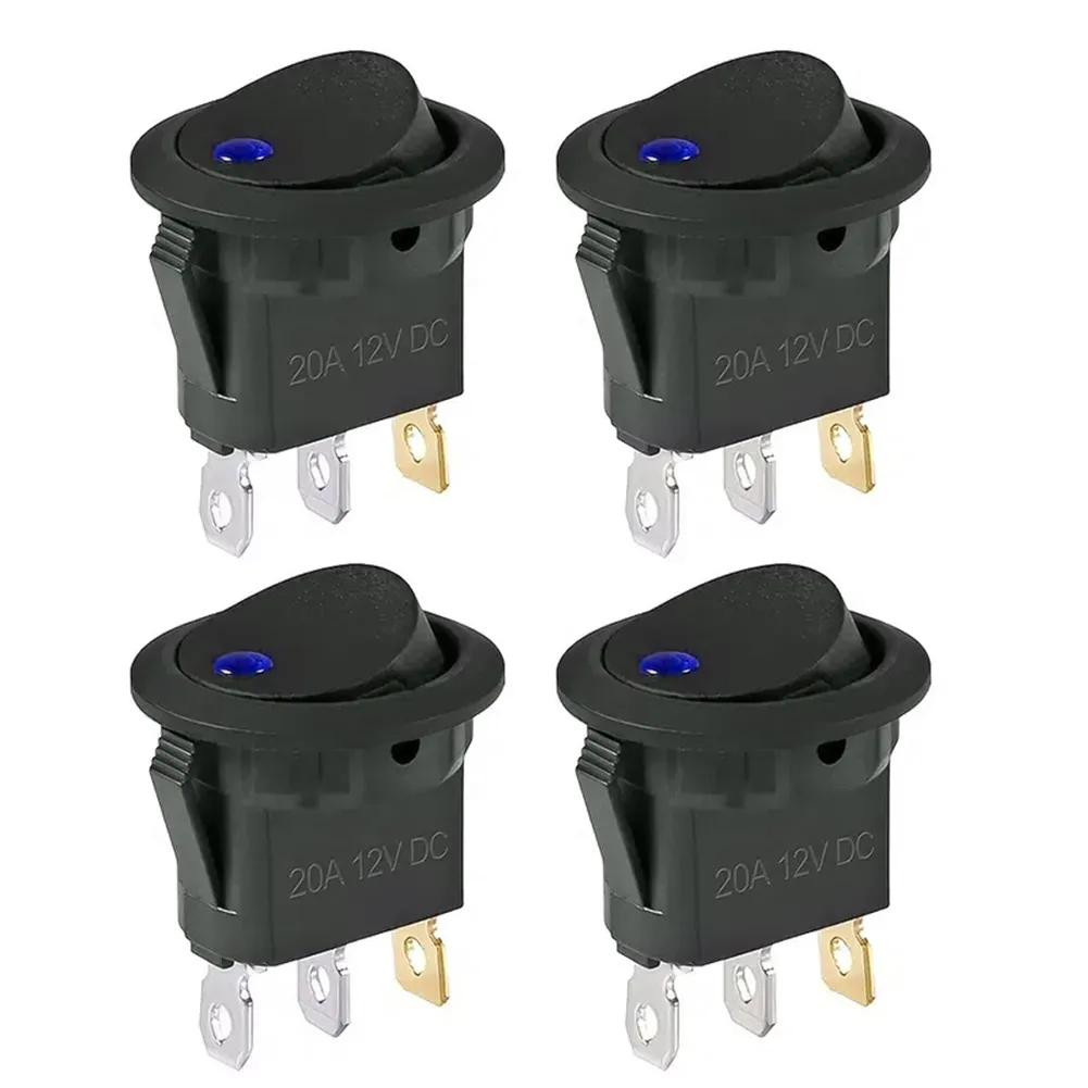 DC Power Switch For Car Boat 10-Pack KCD1 Rocker Toggle Switches – 3 ...