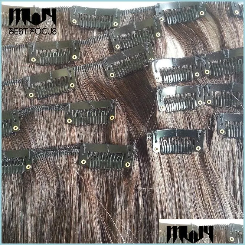 Hårklämmor Barrettes Wig 28mm 32mm D Wigs With Sile Back For Extensions Black Brown Accessories Tool 500 st/Lot Drop Delivery Jewe DHGRM