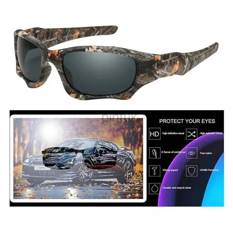 Zonnebrillen fietsen bril mode sport zonnebril van hoge kwaliteit oogbescherming gepolariseerde man zonnebrillen visglazen motorcross bril 240412