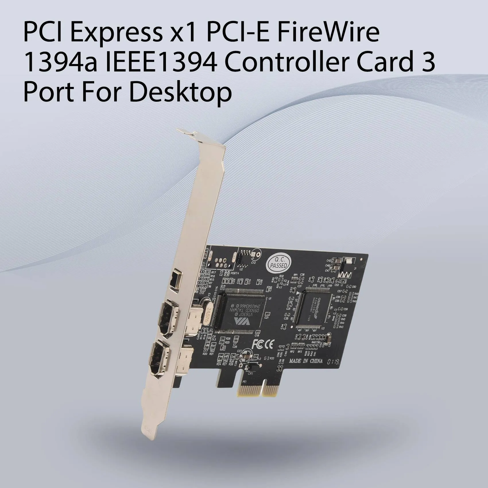 3 Port PCI E FireWire Nvidia Shield Controller Card For