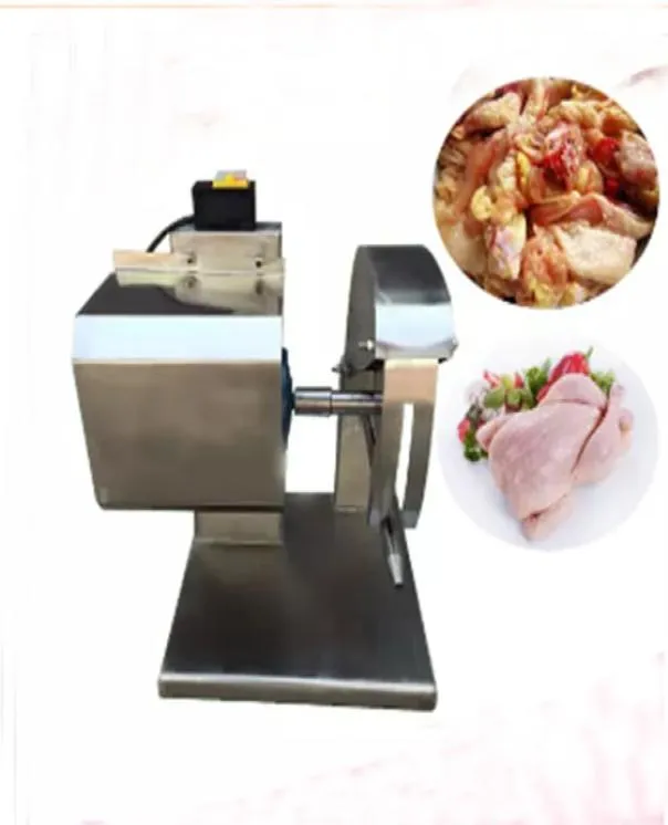 110220V kycklingmatbearbetningsutrustning Cutter Cutting Machine Commercial Poultry Saw för Slaughtering House Meat Shop8969853