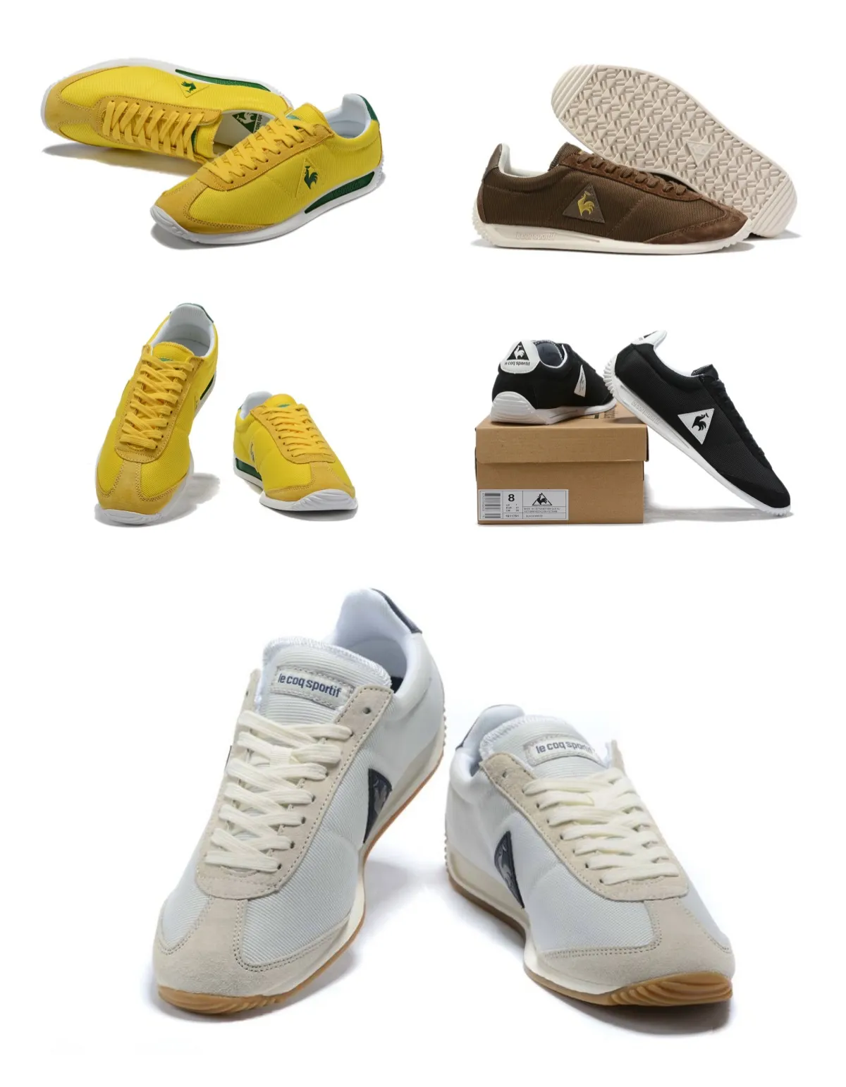 DHgate 2024 Outdoor Designer Shoes LE COQ Casual shoes Sneakers Running Shoes Women Men Soft jogging 36 44 size black white blue free shipping Classic Sports Outdoors