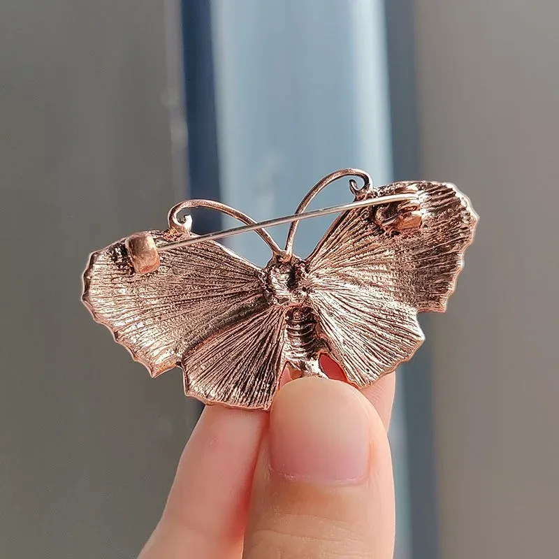 Hoogwaardige email geschilderde vlinderbroches voor vrouwen unisex fashionversatile elegant insect dierenbroche kantoorfeest sieraden