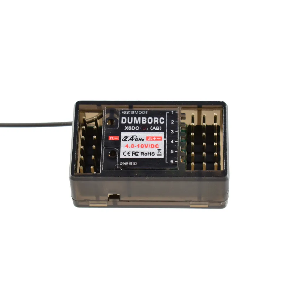 DUMBORC 2.4G 6 Channel Radio Control Receiver  ... 