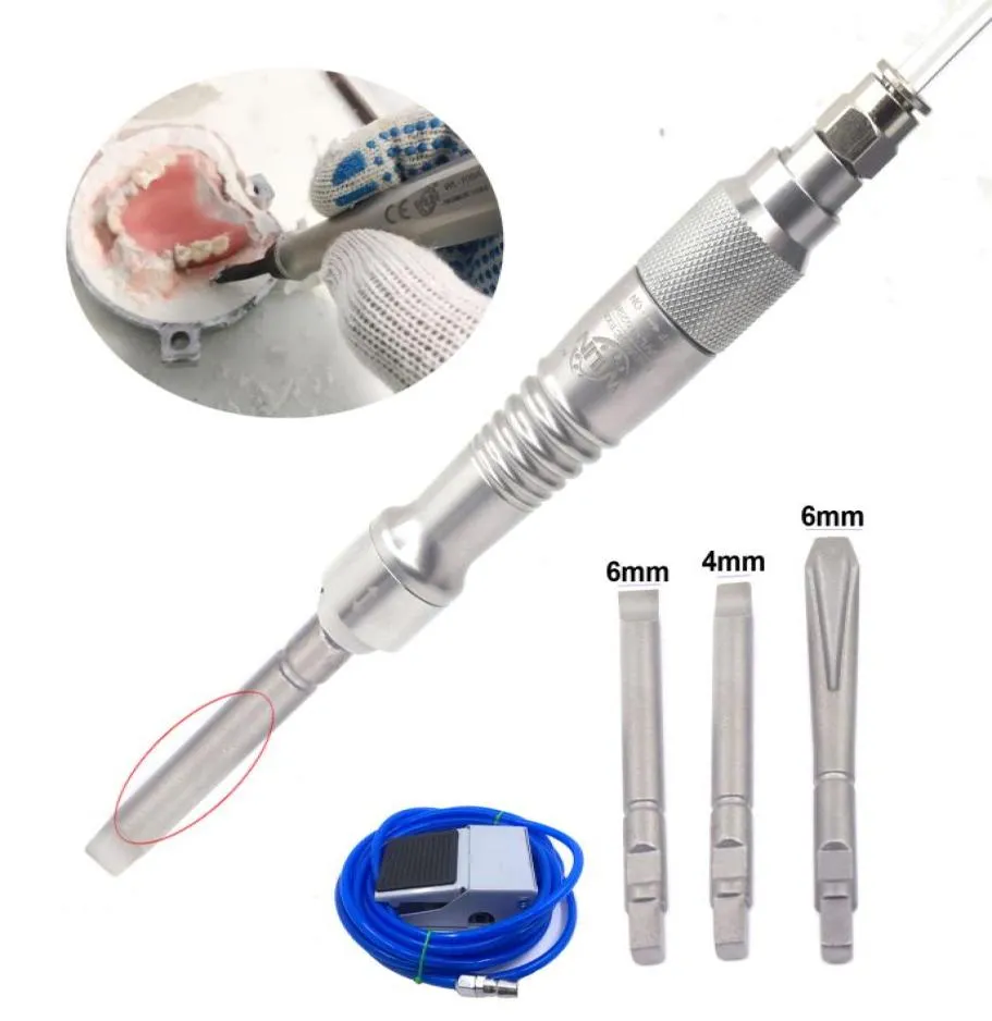 Dental Lab Dentistry Air Gas Phelt Set Pneumatic Air Chisel for Gypsum Plaste Medical Cast Stomatology Graving Kit9636690