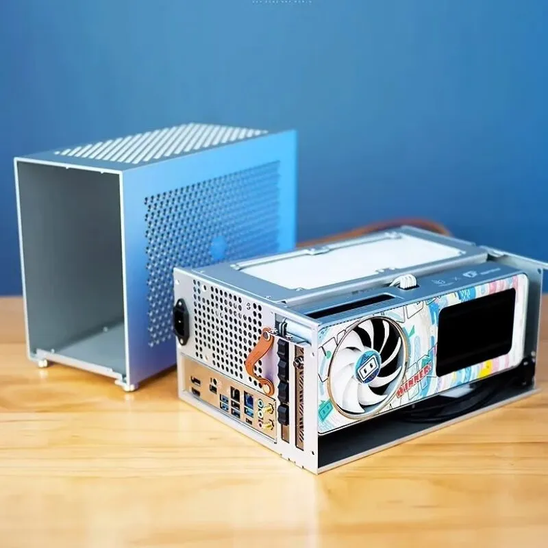 Mini ITX PC Case All Aluminum SFX Power, Pull Out Type Mini ITX PC Case All Aluminum SFX Power, Pull Out Type