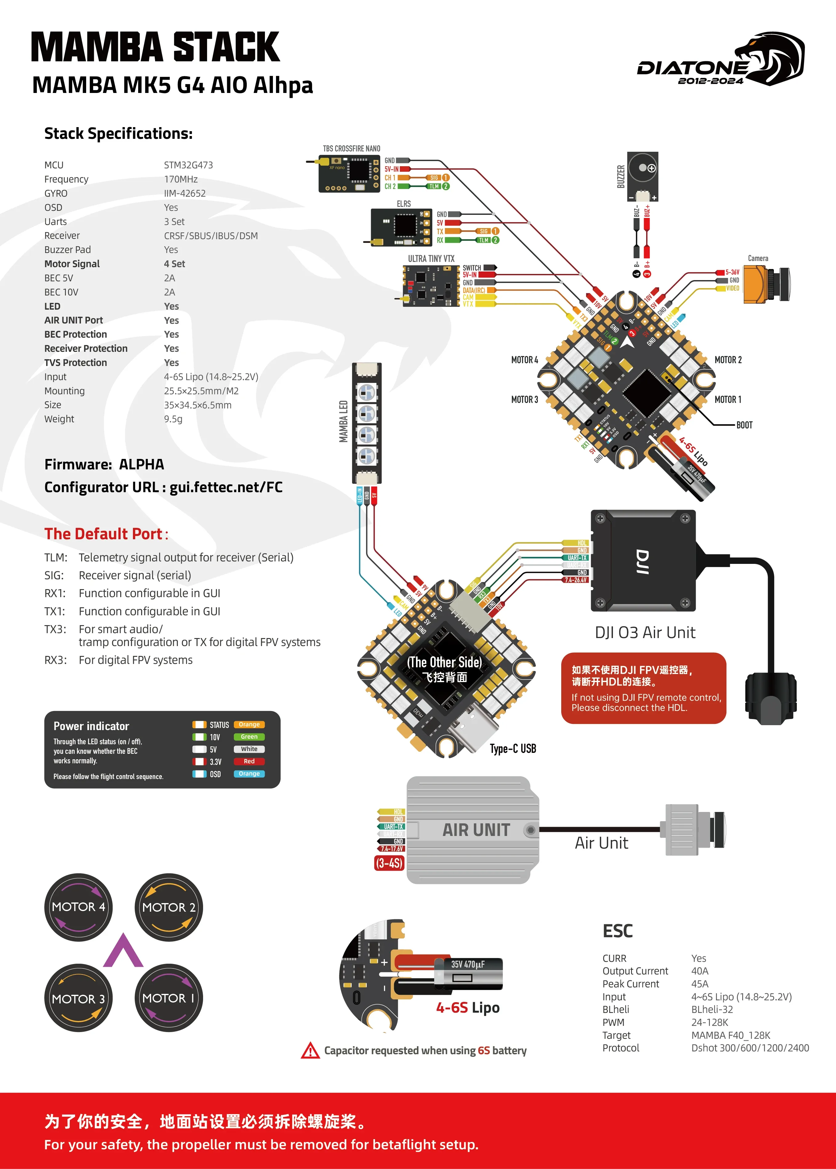 Ma5 Controller MAMBA MK5 G4 AIO Alpha Flight Controller 40A 6S... From Ddmyearth, $208 ...
