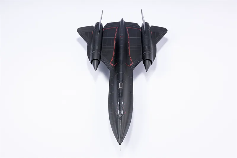 ダイキャスト合金1/72スケールアメリカンSR71ブラックバード戦略偵察航空機モデル玩具大人のファン収集可能なお土産