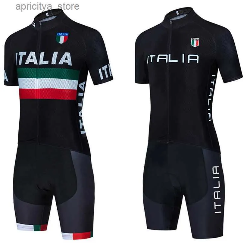 Rowerowe spodenki Nowa ZEA Cycling Team Jersey 2024 Italia Bike Maillot Jersey Shorts Men Men Men Rower Rower Ropa Ciclismo Bcyc Tshirt Ubranie L48