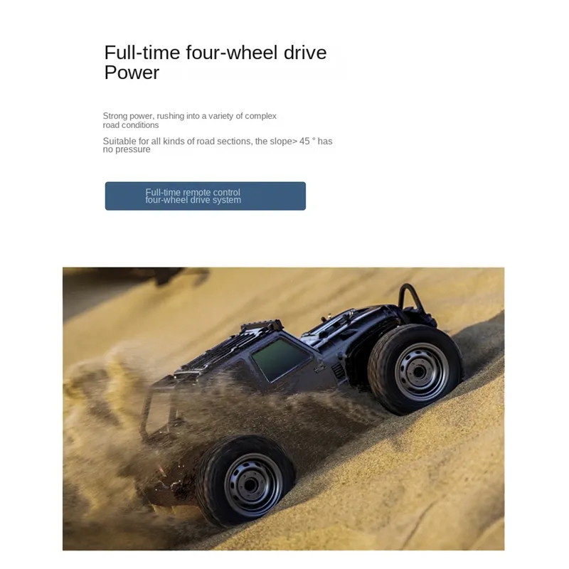 16103 Fast RC Cars 1/16 Off Road 4WD Metal Waterproof Remote