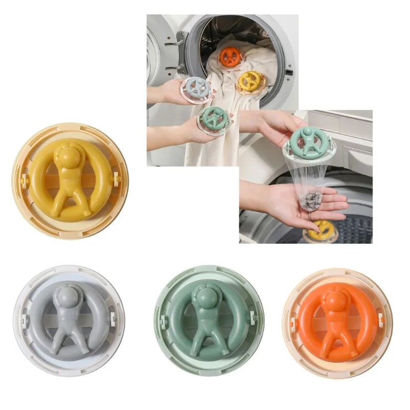 Laundry Hair Catcher Set - Washing Machine Lint Filter Bag, Reusable ...