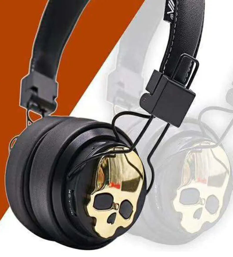 Casque de casque sans fil du crâne Bluetooth cast x7 écouteurs réglables de casque avec support microphone TF Card5248293