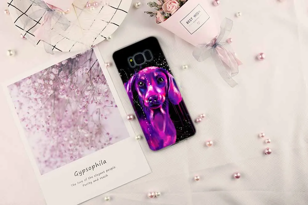 Custodia in coque morbida in silicone per Samsung Galaxy S22 S21 S11 S20 S10 S9 S8 Plus 5G S10lite E Ultra Cover Dooglette di silhouette