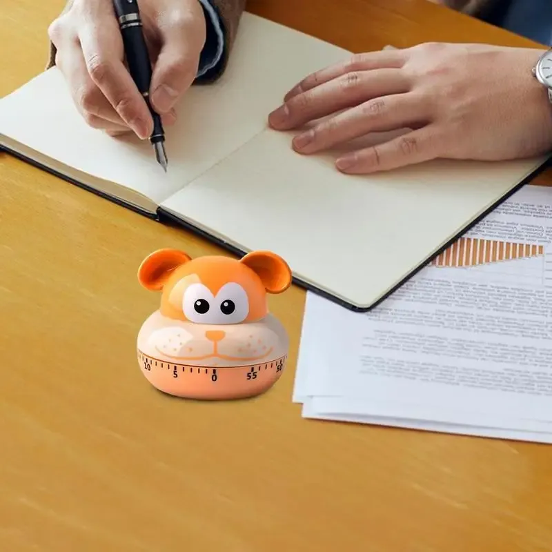 Zabawny timer Creative Cute Animal Timer Mechanical Timer 60 MINUTS KICIIN COUTING DILD-SUDY-HOME Timer Nowy Rok prezent dla dzieciaka