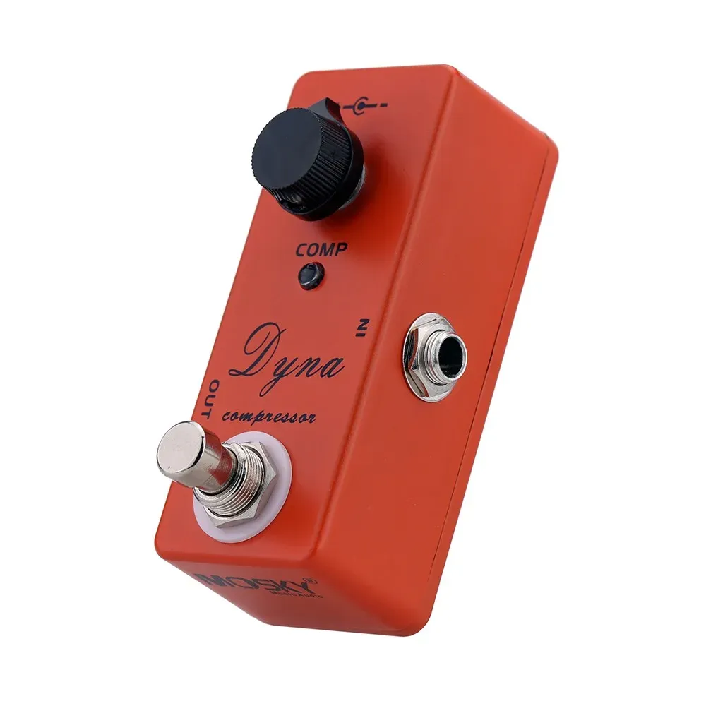 Cables Mosky Dyna Electric Guitar Effects Pedals True Bypass Compressor Processsor Mini Single Effect with True Bypass Guitar Parts