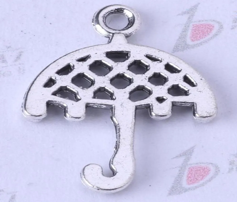 DIY Retro Silverbronze Umbrella Pendant Fit Bracelets or Necklace Charms alloy Jewelry 400pcslot 332855931585916405