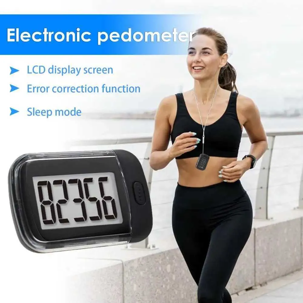 3D Walking Pedometer with Clip & Large Display - Accurate Step Counter ...