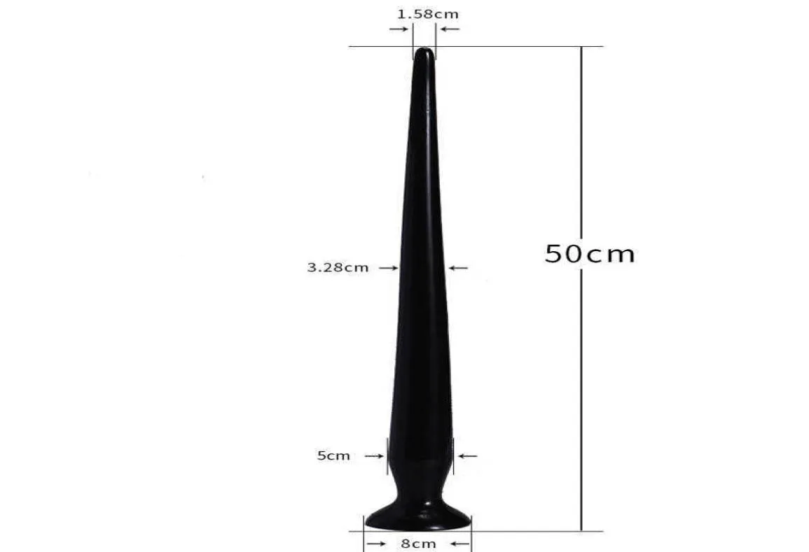 50cm Super Long Anal Butt Plug Plug Prostate Massager Snake Dildo Anus Masturbator Produtos Adultos Trinquedos Sexuais para Man Woman9908641