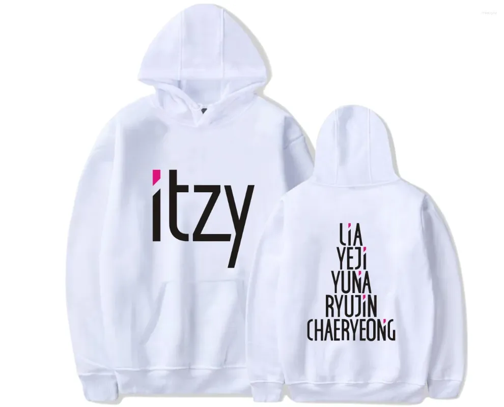 Frauen Hoodies 2024 Ankunft ITZY Combination Mitglied Lia Yeji Kapuzenpullover Pullover Kpop Korean Name Hoodie Music Fans Streetwear Streetwear