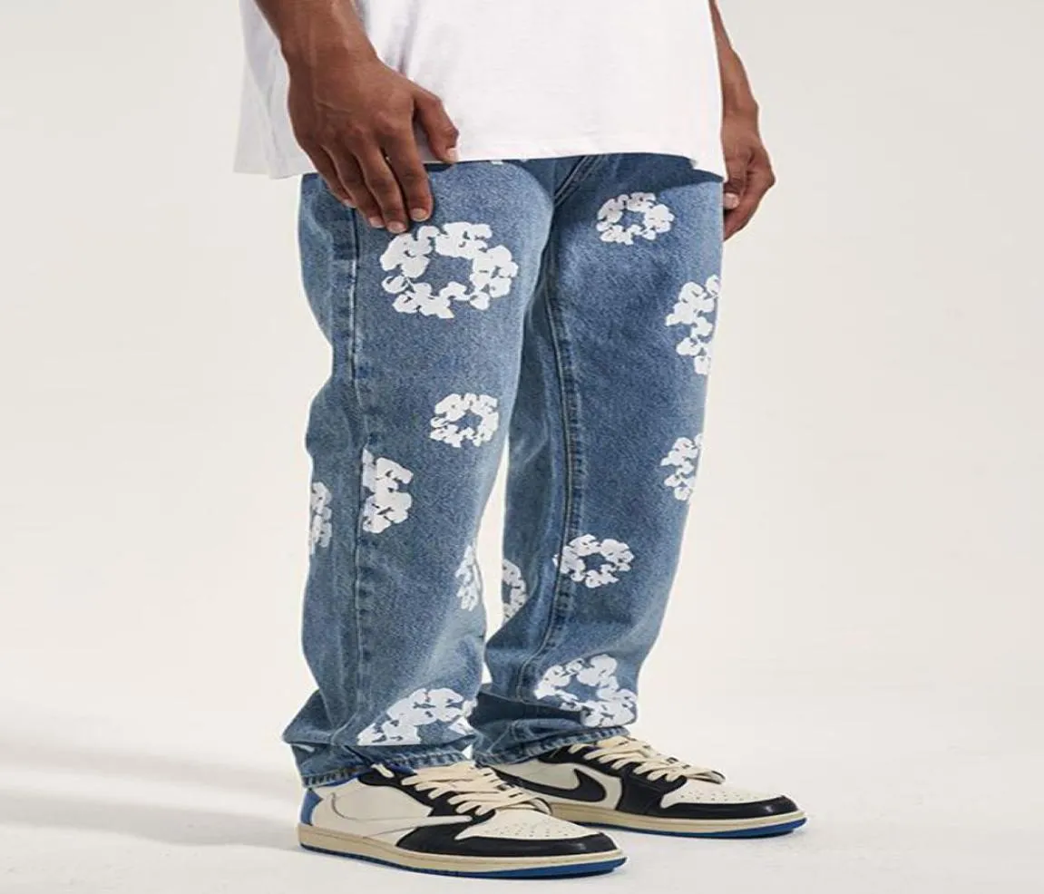 MEN COTTON PRINTER HIGHTE STREET FASHING MEN039S DENIM PANTS JEAN HIP HOP DASALESS 7428127