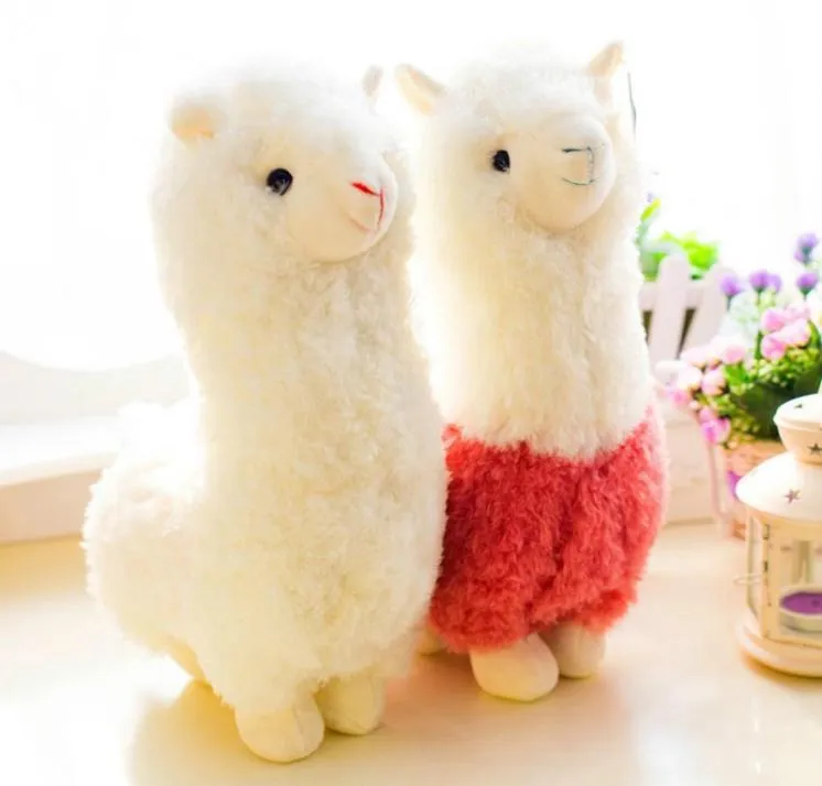 Cute 28cm Cartoon Alpaca Plush Doll Toy Fabric Sheep Soft Stuffed Animal Plush Llama Yamma Birthday Gift for Baby Kid Children LA26199836