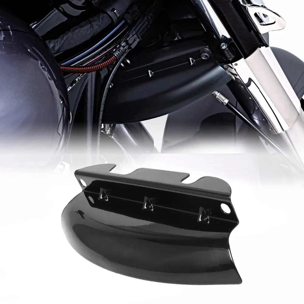 Lightweight Deflector Motorcycle Handlebar Wind Deflectors, Black Lower Triple Tree Fairing ...