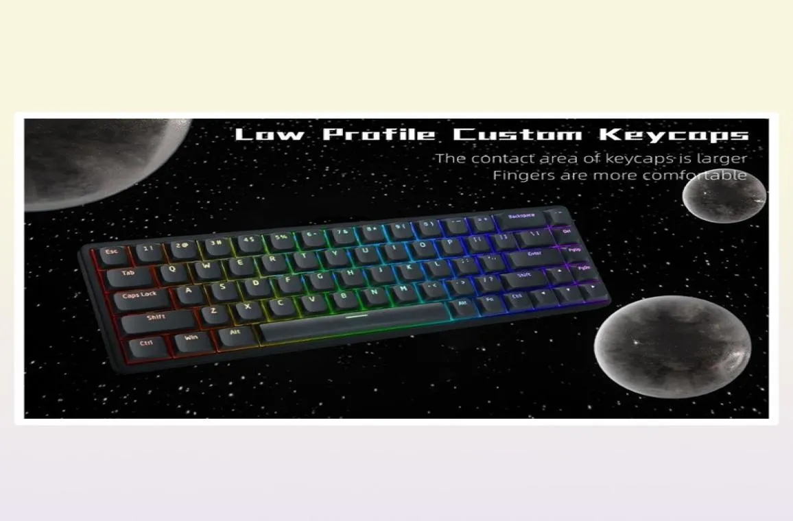 Keyboards PBT Custom Low Profile Keycaps 117 Keys XVX Horizon for 60 65 75 100 Cherry Gateron MX Switches Gamer Keyboard 221025438992