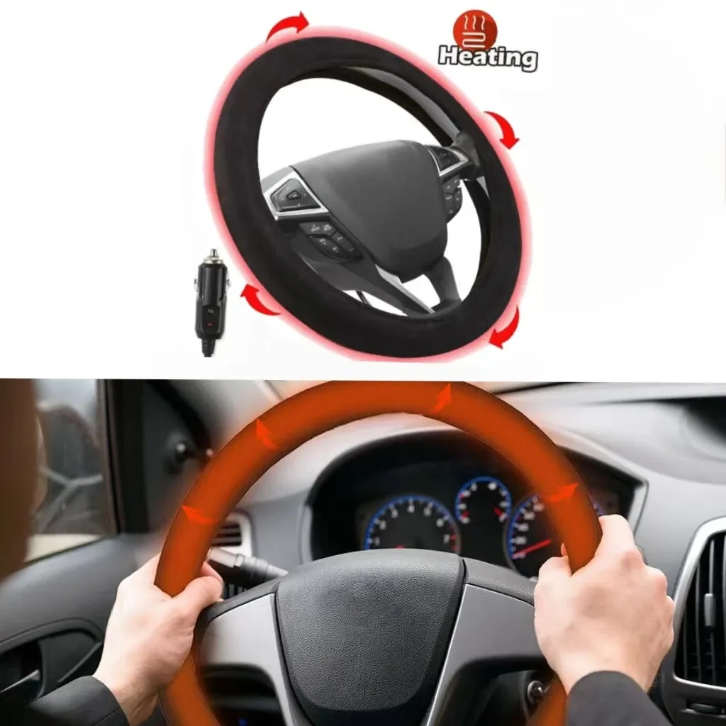 Steering wheel covers heated discount