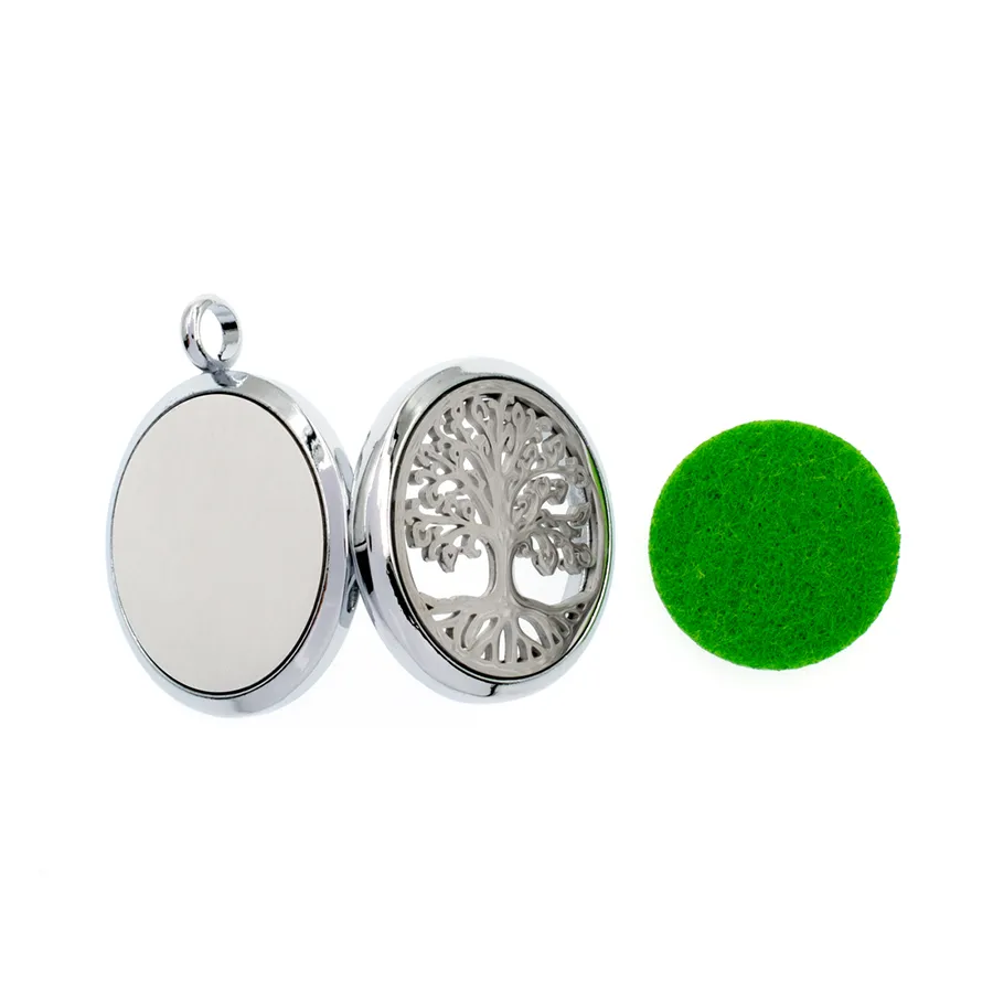 Tree Of Life Pendant Aromatherapy Essential Oil Diffuser Perfume Locket Jewelry Making Aroma Necklace Chinas Magnetic Women Gift