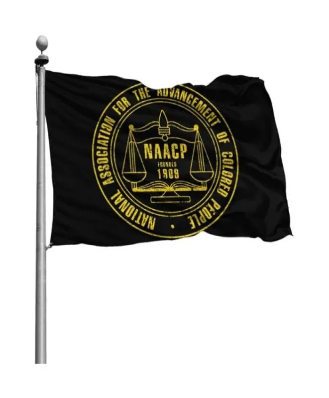 Advancement de l'Association NAACP des personnes colorées Room de 3x5ft Flags 100D Banners en polyester intérieur couleur vive de haute qualité Wi6328639