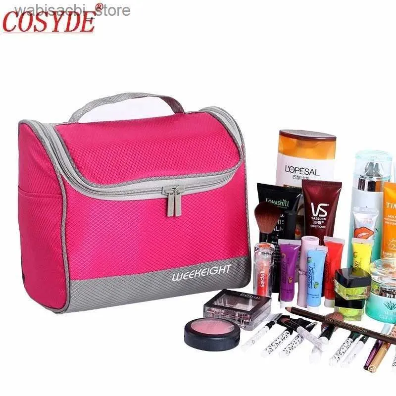 Sacs de cosmétique Nouveau portable Trail Beauty Big Sac cosmétique Femmes Femmes Arferprofer Professional Traitetr Kit Wash Néquier