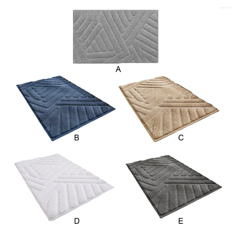 Bath Mats Stylish Bathroom Rug - Anti-slide And Easy To Clean Modern Non-slide Mat