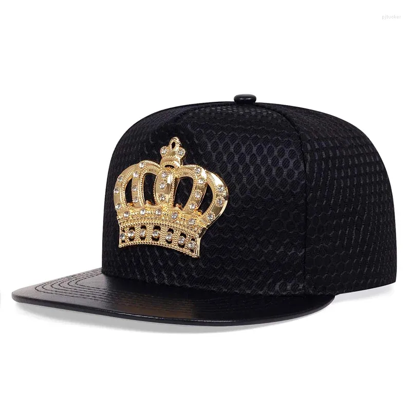Ball Caps Doit Fashion Brand Summer Crown Crown Baseball Cap Hat for Men Women Casual Bone Hip Hop Snapback Cappelli da sole Gorras