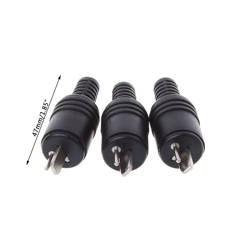 10-Piece HIFI Speaker Power Adapter Kit: Black Mini DIN Plug Screw ...